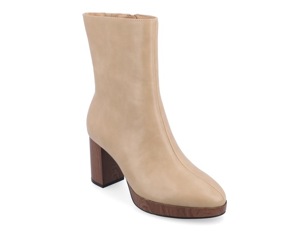 ジュルネ コレクション レディース シューズ ブーツ・レインブーツ プラットフォーム ブーツ Journee Collection Romer Platform Bootie Tan タン｜ReVida 店 13,104円