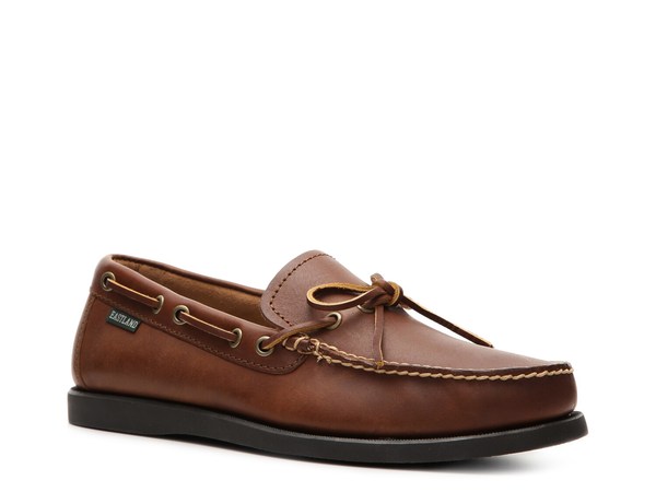 パン種地びた メンズ シューズ 甲板シューズ Eastland Yarmouth Boat Shoe Cognac