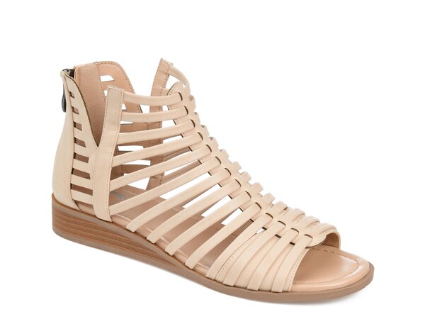 ジュルネ コレクション レディース シューズ サンダル Journee Collection Delilah Gladiator Sandal Beige ベージュ｜ReVida 店