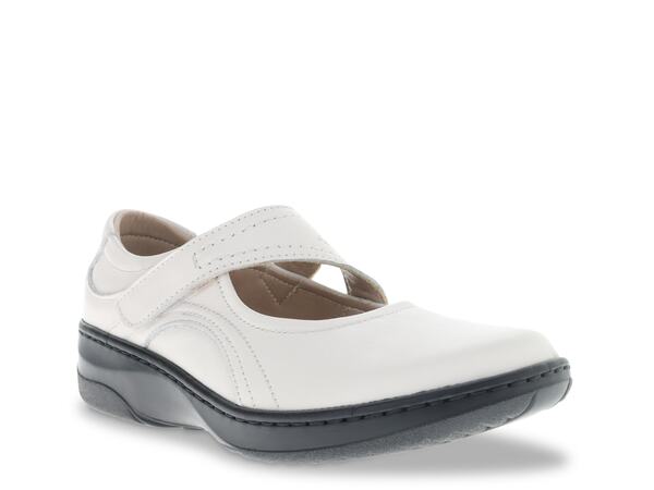 プロペット レディース シューズ スリッポン・ローファー Propet Golda Mary Jane Slip-On White ホワイト
