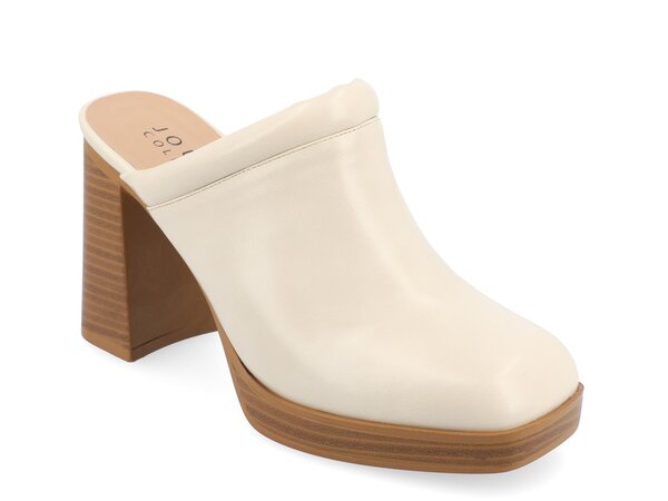 ジュルネ コレクション レディース シューズ サンダル プラットフォーム Journee Collection Izara Platform Mule Bone