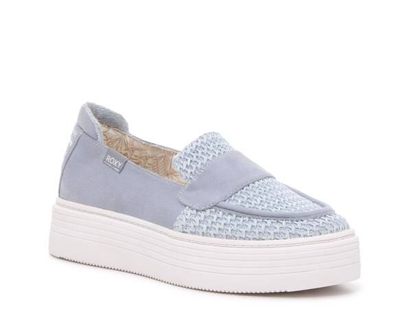ロキシー レディース シューズ スニーカー プラットフォーム Roxy Sheilahh Platform Sneaker Light Blue Haze ブルー