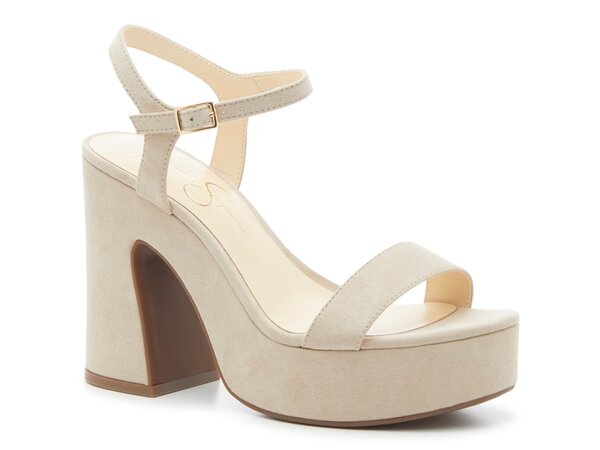 ジェシカシンプソン レディース シューズ サンダル Jessica Simpson Xilka Sandal Stormy Grey Taupe Fabric 薄墨色