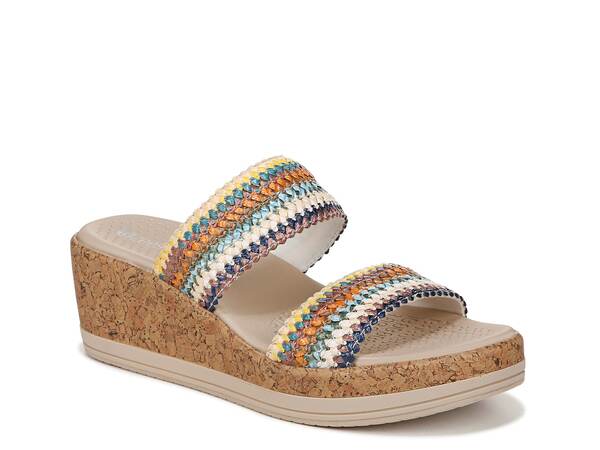 ビジーズ レディース シューズ サンダル BZees Resort Wedge Sandal Multicolor マルチカラー｜ReVida 店