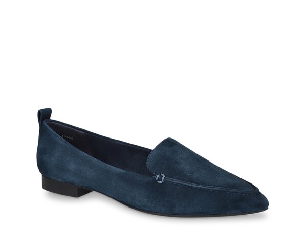 ベラヴィータ レディース シューズ スリッポン・ローファー Bella Vita Alessi Flat Navy Suede 米国海軍 レディース靴-靴-ローファー