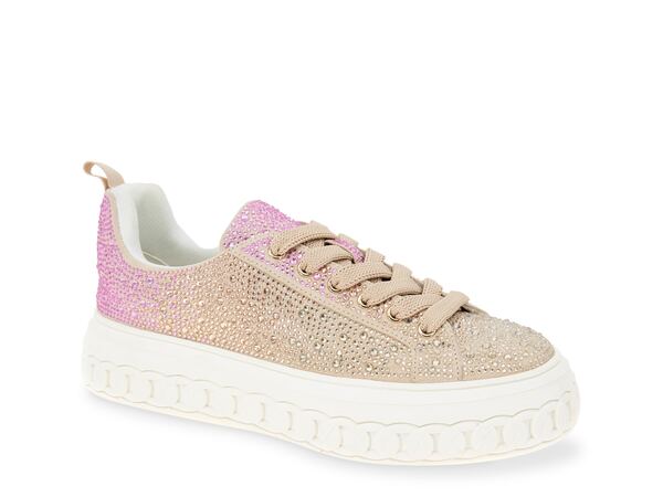 BCB ジェネレーション レディース シューズ スニーカー プラットフォーム BCBGeneration Riso Platform Sneaker Multicolor Ombre Rhinestone マルチカラー