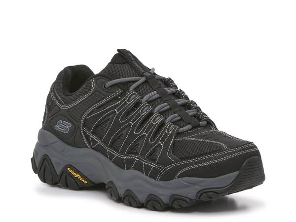 スケッチャーズ メンズ シューズ スニーカー Skechers Afterburn 2.0 Sneaker - Men's Black/Grey ブラック