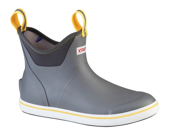 エクストラタフ メンズ シューズ ブーツ・レインブーツ XTRATUF 6 Inch Deck Boot Grey グレー｜ReVida 店
