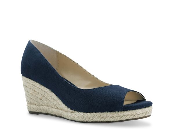 バンドリーノ レディース シューズ パンプス Bandolino Nuri 7 Espadrille Wedge Pump Navy ネイビー|ReVida 店