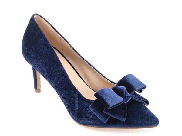 ジュルネ コレクション レディース シューズ パンプス Journee Collection Crystol Pump Navy ネイビー｜ReVida 店