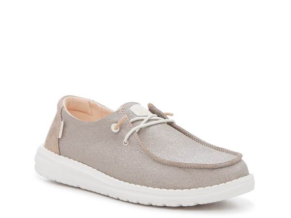 ヘイデュード レディース シューズ スニーカー トール Hey Dude Wendy Metallic Slip-On Sneaker - Women\u0027s Rose Gold ゴールド