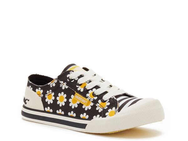 ロケットドッグ レディース シューズ スニーカー Rocket Dog Jazzin Sneaker Black/Yellow Floral Print 黒いこと