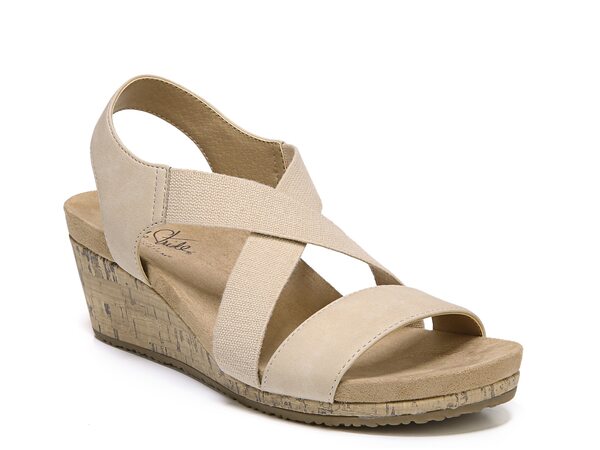 ライフストライド レディース シューズ サンダル LifeStride Mexico Wedge Sandal Cream クリーム