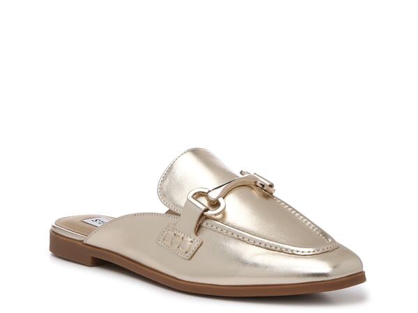 スティーブ マデン レディース シューズ サンダル Steve Madden Clapton Mule Gold Metallic Leather ゴールド｜ReVida 店