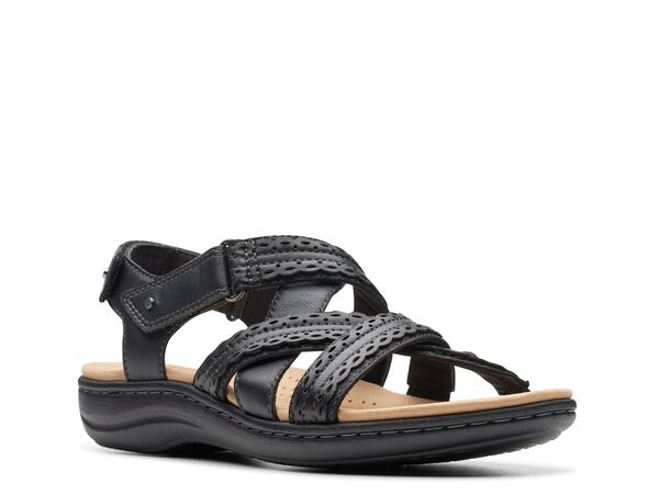 クラークス レディース シューズ サンダル Clarks Laurieann Rena Sandal Black ブラック｜ReVida 店