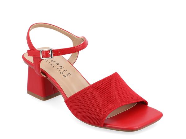 ジュルネ コレクション レディース シューズ サンダル Journee Collection Evylinn Sandal Red レッド｜ReVida 店