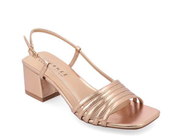 ジュルネ コレクション レディース シューズ サンダル Journee Collection Shayana Sandal Rose Gold ゴールド｜ReVida 店