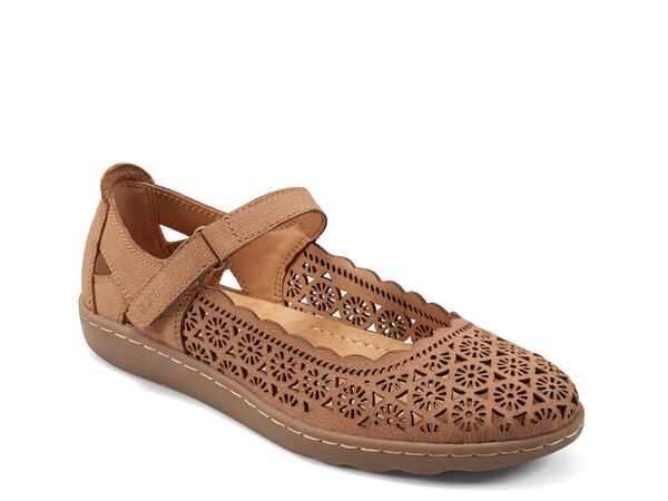 アース レディース シューズ パンプス Earth Lady Flat Light Brown ブラウン