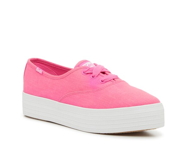 ケッズ レディース シューズ スニーカー プラットホーム Keds Point Platform Sneaker - Women\u0027s Hot Pink サクラ色