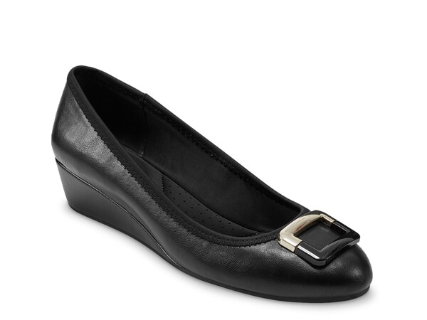 バンドリーノ レディース シューズ パンプス Bandolino Tad Wedge Pump Black 黒いこと 靴-レディース靴