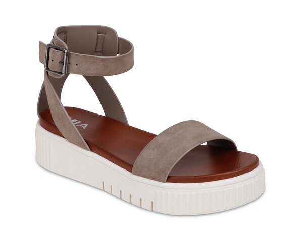 ミア レディース シューズ サンダル Mia Lunna Wedge Sandal Dark Green グリーン
