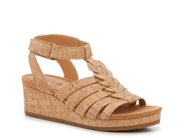 ベアトラップス レディース シューズ サンダル Baretraps Nickie Wedge Sandal Natural Beige ベージュ