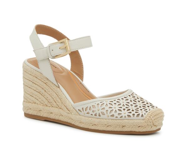 ハッシュパピー レディース シューズ サンダル Hush Puppies Rottie Espadrille Wedge Sandal Chalk White ホワイト