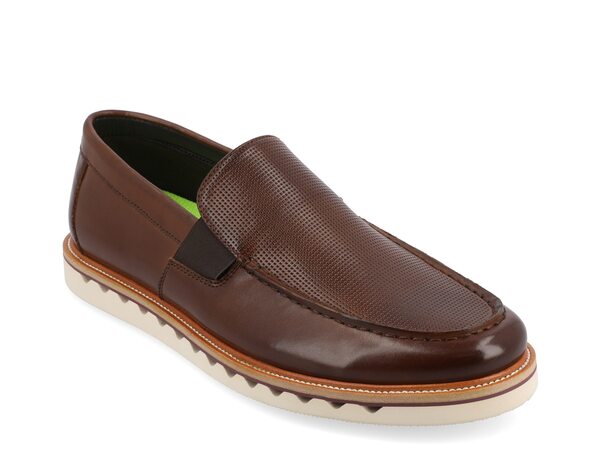 バンス メンズ シューズ スリッポン・ローファー Vance Co. Dallas Loafer Brown ブラウン｜ReVida 店
