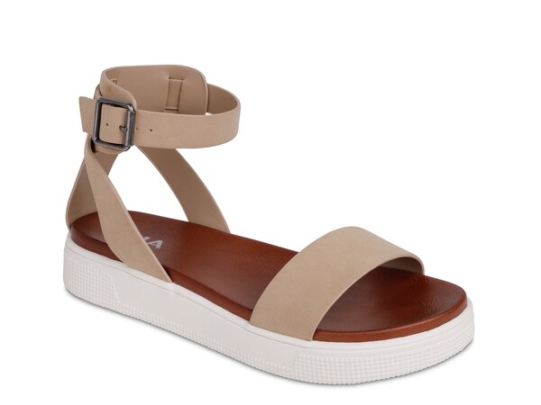 ミア レディース シューズ サンダル プラットフォーム Mia Ellen Platform Sandal Beige ベージュ｜ReVida 店