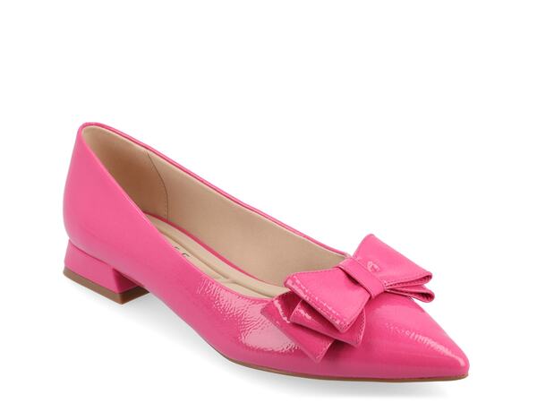 ジュルネ コレクション レディース シューズ パンプス Journee Collection Ophelia Flat Pink Patent ピンク