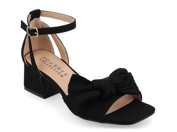 ジュルネ コレクション レディース シューズ サンダル Journee Collection Zevi Sandal Black ブラック｜ReVida 店