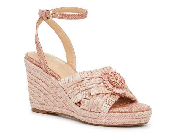 バンドリーノ レディース シューズ サンダル Bandolino Krista Wedge Sandal Light Pink ピンク|ReVida 店