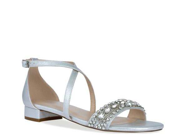 パラドックスロンドン レディース シューズ サンダル Paradox London Elyse Sandal Silver Metallic シルバー｜ReVida 店