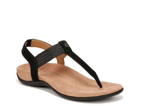 バイオニック レディース シューズ サンダル Vionic Brea Sandal Black ブラック｜ReVida 店
