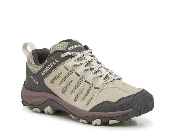 メレル レディース シューズ スニーカー Merrell Crosslander 3 Trail Shoe - Women\u0027s Taupe/Silver Grey 薄墨色