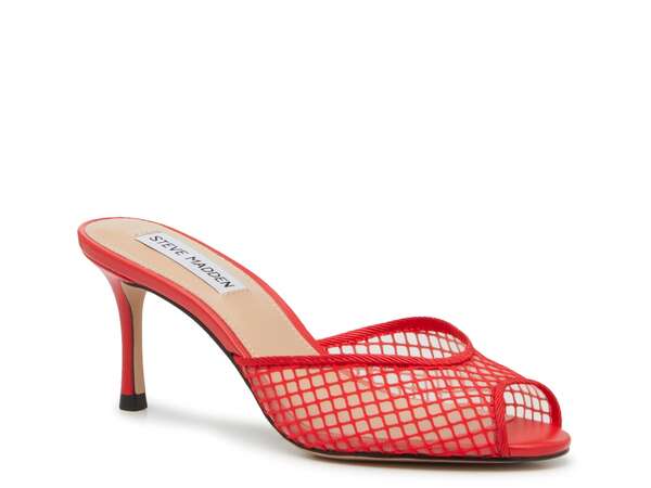 スティーブ マデン レディース シューズ サンダル Steve Madden Riveting Sandal Red レッド|ReVida 店