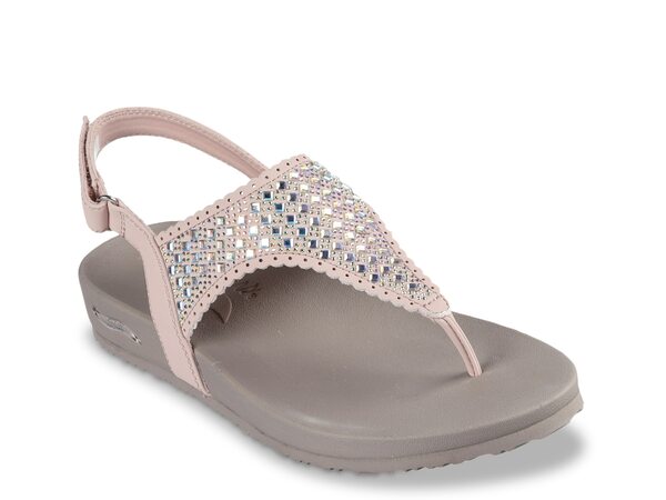 スケッチャーズ レディース シューズ サンダル Skechers Meditation Pixie Bling Sandal Light Pink ピンク