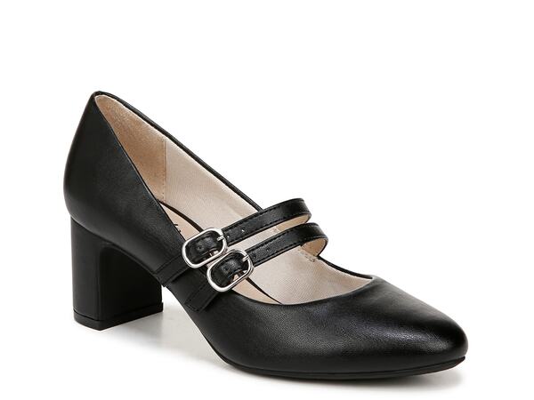 ライフストライド レディース シューズ パンプス LifeStride True Mary Jane Pump Black Synthetic Leather ブラック｜ReVida 店