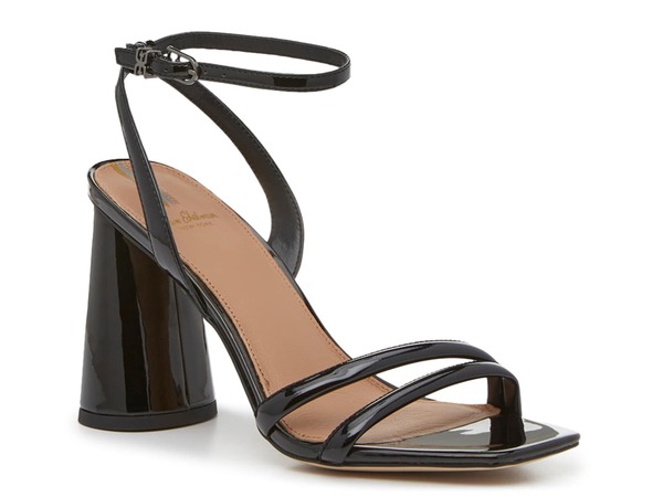 サムエデルマン レディース シューズ サンダル Sam Edelman Kia Sandal Black Patent Synthetic ブラック