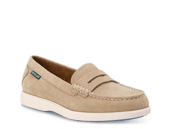 酵母菌地べた レディース シューズ スリッポン・ローファー Eastland Baldwin Penny Loafer - Women\u0027s Sand Suede 真砂 レディース靴-靴-ローファー