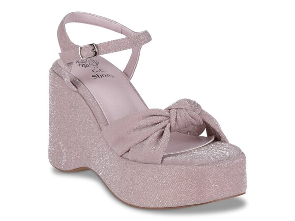 ジーシーシューズ レディース シューズ サンダル プラットフォーム GC Shoes Analia Platform Sandal Blush ブラッシュ
