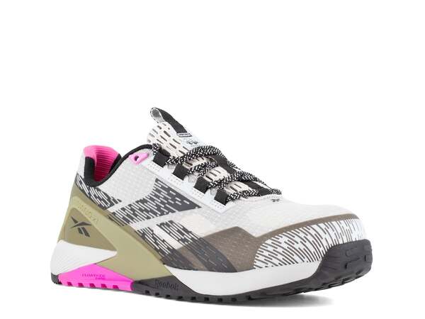リーボック レディース シューズ スニーカー Reebok Work Nano X1 Composite Toe Work Sneaker - Women's White/Grey/Army Green ホワイト