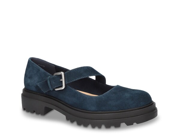 ベラヴィータ レディース シューズ スリッポン・ローファー Bella Vita Britt Mary Jane Loafer Navy Suede 米国海軍