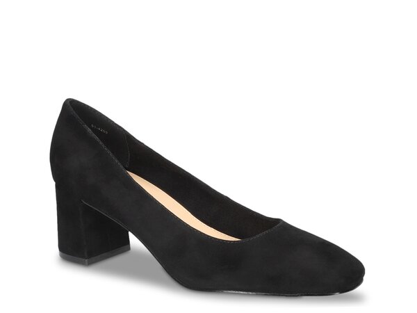 ベラヴィータ レディース シューズ パンプス Bella Vita Jilan Pump Black Suede ブラック｜ReVida 店