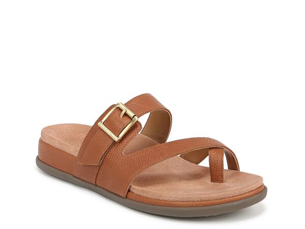 バイオニック レディース シューズ サンダル Vionic Carmela Toe Loop Sandal Tan タン