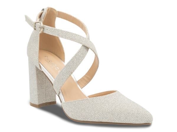 逆理英国の首都 レディース シューズ パンプス Paradox London Rylee Pump Silver Metallic しろがね色