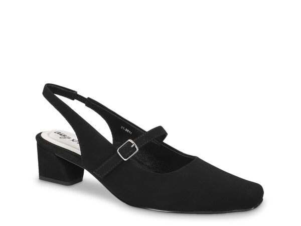 イージーストリート レディース シューズ パンプス Easy Street Cameo Pump Black Fabric ブラック|ReVida 店