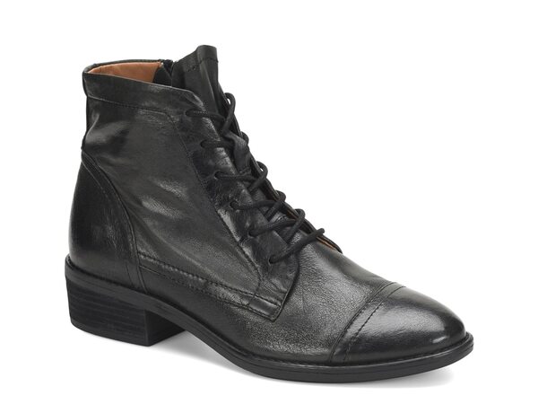 コンフォーティバ レディース シューズ ブーツ・レインブーツ Comfortiva Cordia Combat Boot Black ブラック
