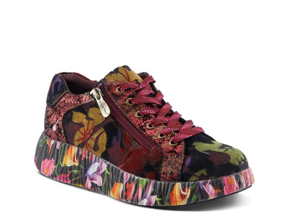 スプリングステップ レディース シューズ スニーカー L'Artiste by Spring Step Dallyn Wedge Sneaker Bordeaux