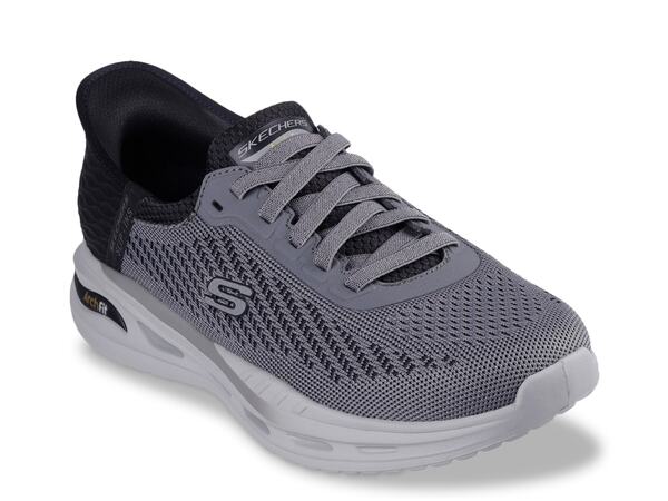 スケッチャーズ メンズ シューズ スニーカー Skechers Slip-Ins Arch Fit Drex Sneaker - Men\u0027s Grey 薄墨色